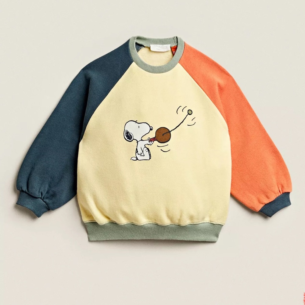 Zara Snoopy kids sweatshirt size 7-9